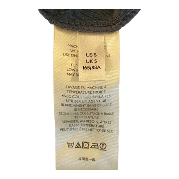 Free People Size Small Women's Gray Long Sleeve Surplice Neck Casual Mini Dress - Picture 10 of 12